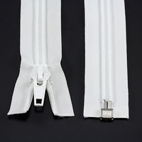 Thumbnail Image for YKK ZIPLON #10 Separating Coil  Zipper Automatic Lock Single Pull Metal Slider #CFOR-106 DA E 48