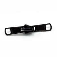 Thumbnail Image for YKK® VISLON® #5 Metal Sliders #5VSDXL AutoLok Standard Double Pull Tab Black 3