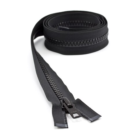 Image for YKK® VISLON® #10 Separating Zipper Automatic Lock Short Single Pull Metal Slider #VFUVOL-106 DA E 54