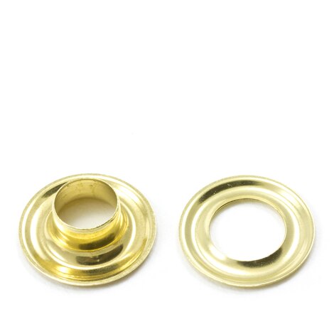 Image for Grommet with Plain Washer #3 Brass 7/16
