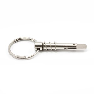 Thumbnail Image for Pull Pin 1/4" with Drop Cam and Spring #88551 Stainless Steel Type 304