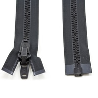 Thumbnail Image for YKK® VISLON® UV #10 Separating Zipper Automatic Lock Double Pull Plastic Slider #VFUVOL107TX 78