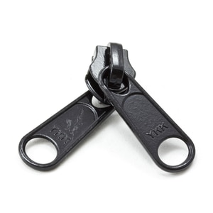 Thumbnail Image for YKK ZIPLON Metal Sliders #8CFDWL Non-Locking Long Double Pull Tab Black