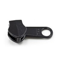 Thumbnail Image for YKK® ZIPLON® Metal Sliders #10CFDFL Non-Locking Long Single Pull Tab Black 3