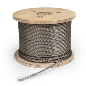 Thumbnail Image for SolaMesh Wire Rope Stainless Steel Type 316 6mm (1/4") 492' Reel