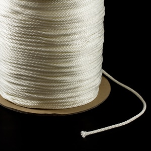Thumbnail Image for Solid Braided Polyester Cord #6 3/16" x 1000' White