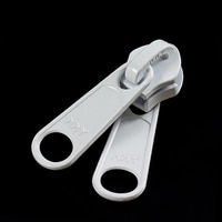 Thumbnail Image for YKK® ZIPLON® Metal Sliders #10CFDWL Non-Locking Long Double Pull Tab White