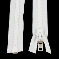 Thumbnail Image for YKK® VISLON® #10 Separating Zipper Automatic Lock Short Double Pull Metal Slider #VFUVOL-107 DX E 54
