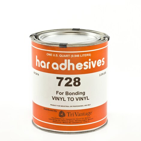 Image for HAR Vinyl To Vinyl Adhesive 728 1-qt Can 6-pk (DSO)