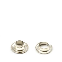 Thumbnail Image for Grommet with A-1197 Washer #0 Brass Nickel Plated 25-gr (DISC) (ALT) 0
