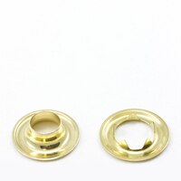 Thumbnail Image for Grommet with Tooth Washer #2 Brass 3/8