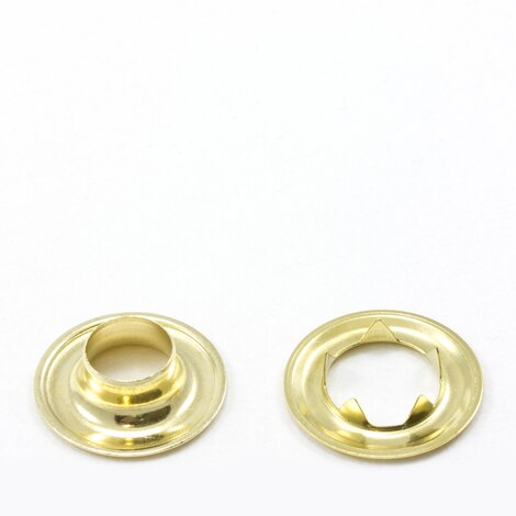 Image for Grommet with Tooth Washer #2 Brass 3/8