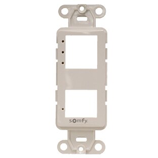 Image for Somfy Faceplate DecoFlex 3-Channel  #9018978 White