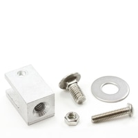 Thumbnail Image for Head Rod Jaw End #37W Aluminum Plated with Stainless Steel Fasteners 3