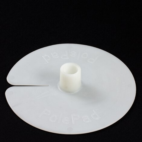 Image for Pole Pad Base Non-Slip White Nylon 7/8