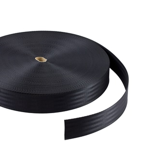 Thumbnail Image for Polyfab Polyester Shade Sail Edge Webbing 2" x 109-yd Black