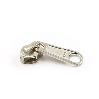 Thumbnail Image for YKK® ZIPLON® Metal Sliders #5CNDFL Non-Locking Long Single Pull Tab Nickel Plated 3
