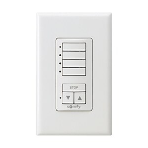 Thumbnail Image for Somfy Switch Wall DecoFlex 4-Channel Wirefree RTS White #1811074  (DSO)