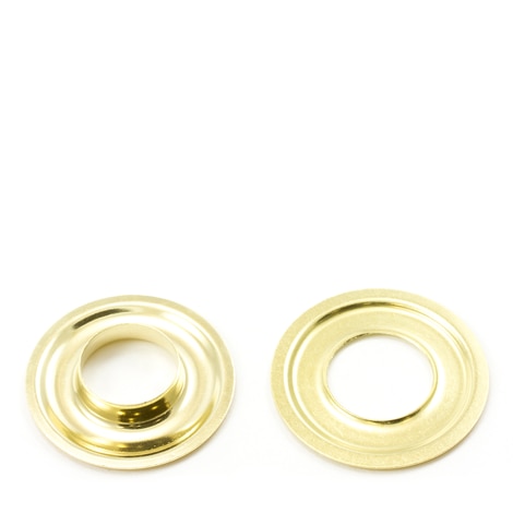 Image for Grommet with Plain Washer #6 Brass 13/16
