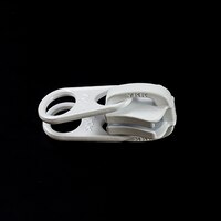 Thumbnail Image for YKK® VISLON® #10 Metal Sliders #10VFDFWW Non-Locking Short Double Pull Tab White 1