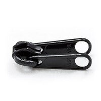 Thumbnail Image for YKK® ZIPLON® Metal Sliders #5CNDW3L Non-Locking Long Double Pull Tab Black 3