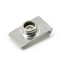 Thumbnail Image for DOT Durable Windshield Clip 93-XX-10391-1A 7/8" Nickel Plated Brass / Stainless Steel Clip 100-pk