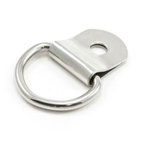 Thumbnail Image for Dee Ring and Clip #1954 Nickel Plated 3/4"