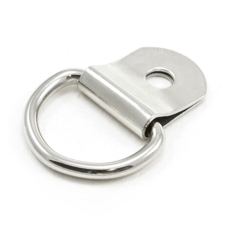 Image for Dee Ring and Clip #1954 Nickel Plated 3/4
