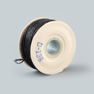 Thumbnail Image for Coats Ultra Dee Polyester Bobbins #M Size 138 Black 144-pk  (SUSP)