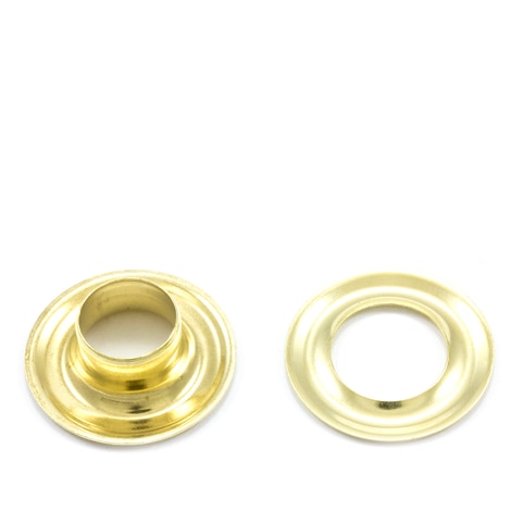 Image for Grommet with Plain Washer #3 Brass 7/16