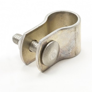 Thumbnail Image for Pipe Clamp Slip-Fit #42 Steel 3/4" OD Tubing or 1/2" Pipe 5/16" Stainless Steel Bolt
