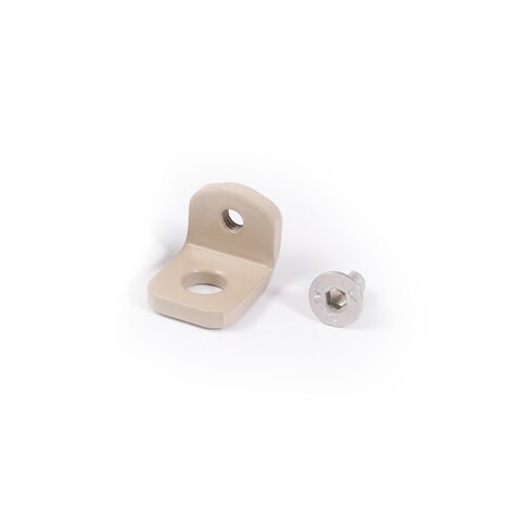 Image for Solair Vertical Curtain Single Cable Attachment Bracket Beige
