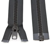 Thumbnail Image for YKK VISLON #10 Separating Zipper Automatic Lock Short Single Pull Metal Slider 110