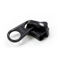 Thumbnail Image for YKK® VISLON® #10 Metal Sliders #10VFDFW Non-Locking Short Single Pull Tab Black 2