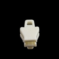 Thumbnail Image for YKK® VISLON® #5 Plastic Sliders #5VSTF Non-Locking Short Single Pull Tab White 4
