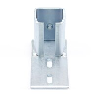 Thumbnail Image for Duratrack Bracket End Mount Down Two Hole Plate Galvanized Steel 16-ga #16EMD 1