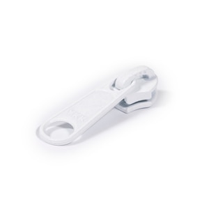 Thumbnail Image for YKK ZIPLON Metal Sliders #5CNDFL Non-Locking Long Single Pull Tab White