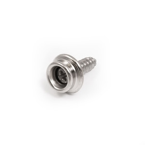Thumbnail Image for DOT Durable Screw Stud 93-X8-109347-2A 5/8" Nickel Plated Brass / #10 Stainless Steel Screw 1000-pk