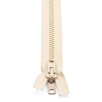 Thumbnail Image for YKK® VISLON® #10 Separating Zipper Automatic Lock Short Double Pull Metal Slider #VFUVOL-107 DX E 18