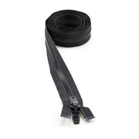 Thumbnail Image for YKK VISLON #10 Separating Zipper Automatic Lock Double Pull Plastic Slider 78