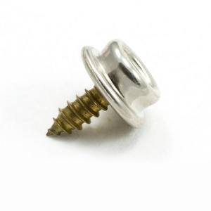 Thumbnail Image for DOT Durable Screw Stud 93-XB-103934-2A 3/8" Nickel Plated Brass / Brass Screw 1000-pk