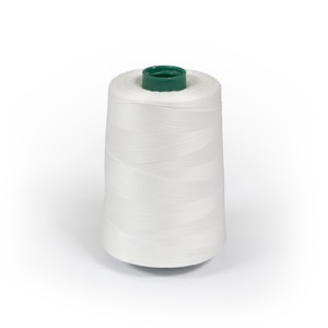 Thumbnail Image for A&E PERMA CORE Polyester Thread TEX 40 Soft (Left Twist) #32001 White 8-oz