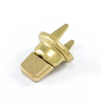 Thumbnail Image for DOT Common Sense Turn Button Double Prong 91-XB-78332-2E Bright Brass 1000-pk (SPO) 0