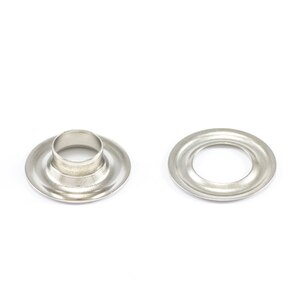 Thumbnail Image for DOT Grommet with Plain Washer #2 Nickel 3/8" 25-gr
