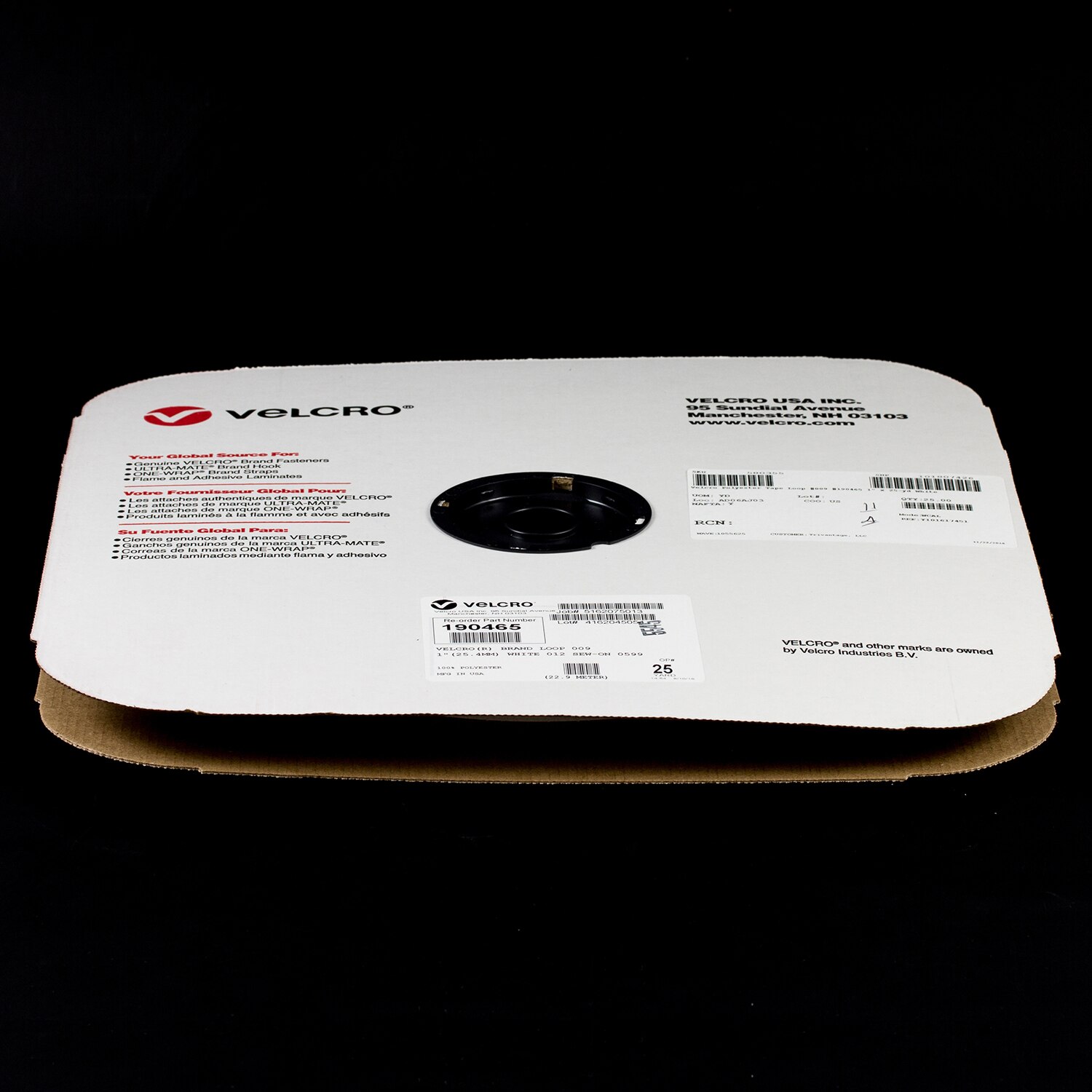 VELCRO® Brand PS15 Loop Self Adhesive Tape Fire Retardant