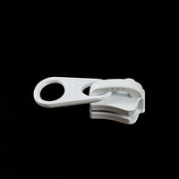 Thumbnail Image for YKK® VISLON® #10 Metal Sliders #10VFDFW Non-Locking Short Single Pull Tab White 1