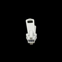 Thumbnail Image for YKK® VISLON® #5 Metal Sliders #5VSDXL AutoLok Standard Double Pull Tab White 1