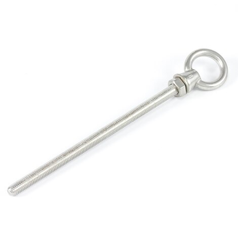 Image for SolaMesh Eye Bolt, Nut, Washer Stainless Steel Type 316 8mm x 150mm (5/16