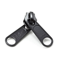 Thumbnail Image for YKK® ZIPLON® Metal Sliders #8CFDWL Non-Locking Long Double Pull Tab Black
