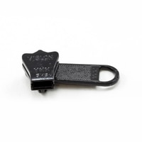 Thumbnail Image for YKK® VISLON® #5 Metal Sliders #5VSDFL Non-Locking Long Single Pull Tab Black 3